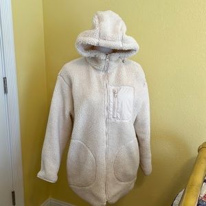 H&M cream, winter jacket size extra small